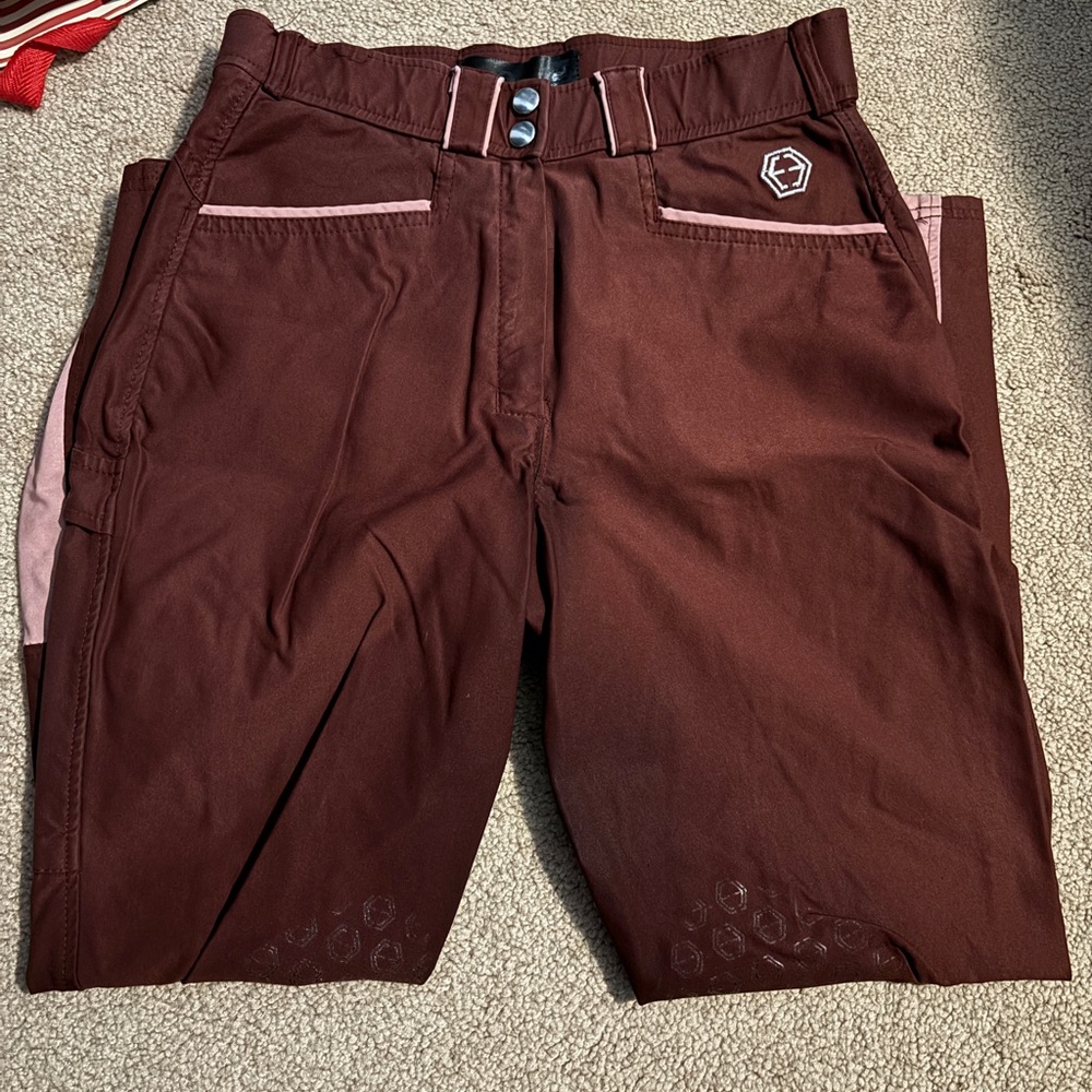Ethos Equestrian Maroon with Pink Accents